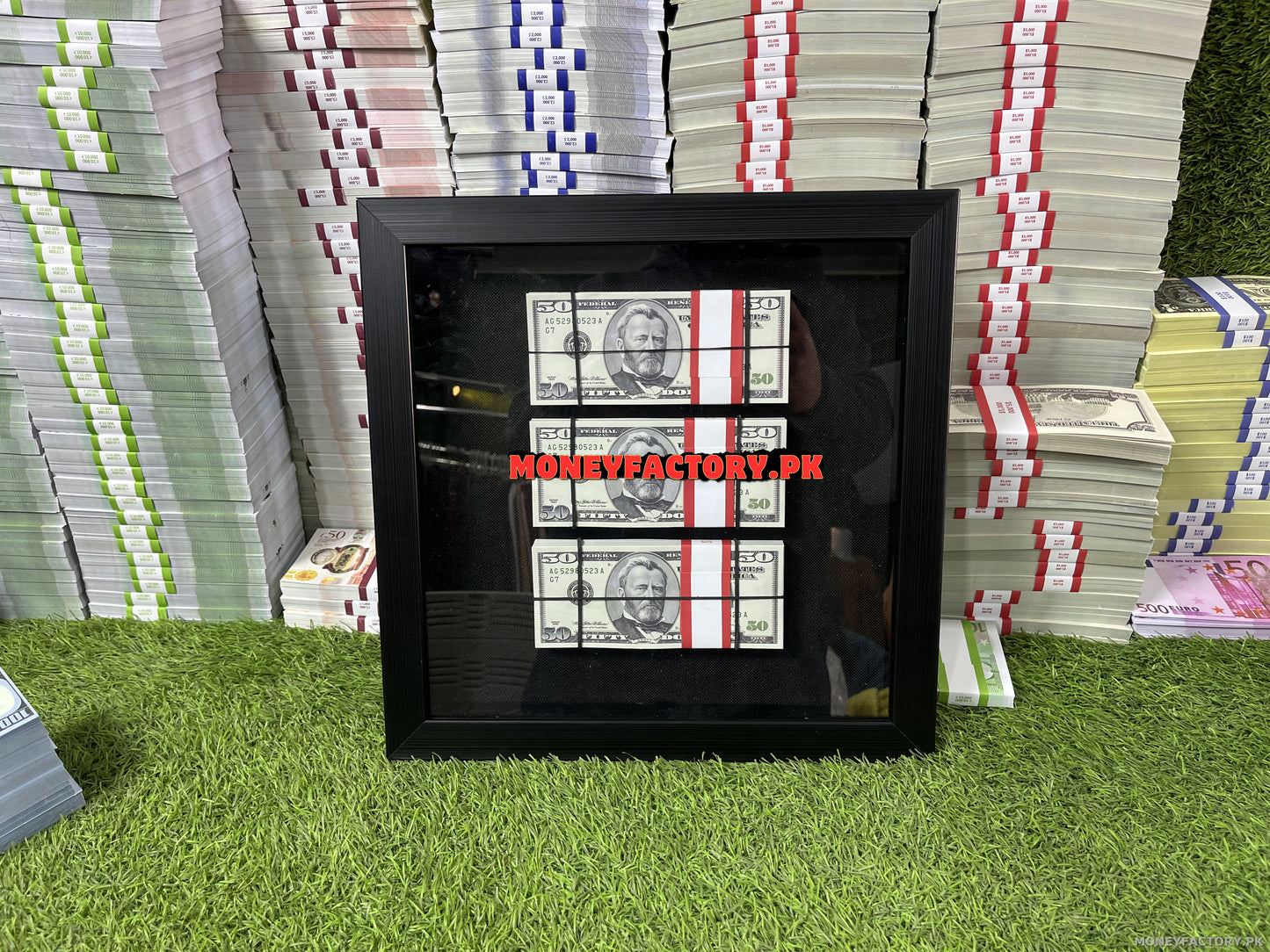 3 Stacks 50 Dollar Frame