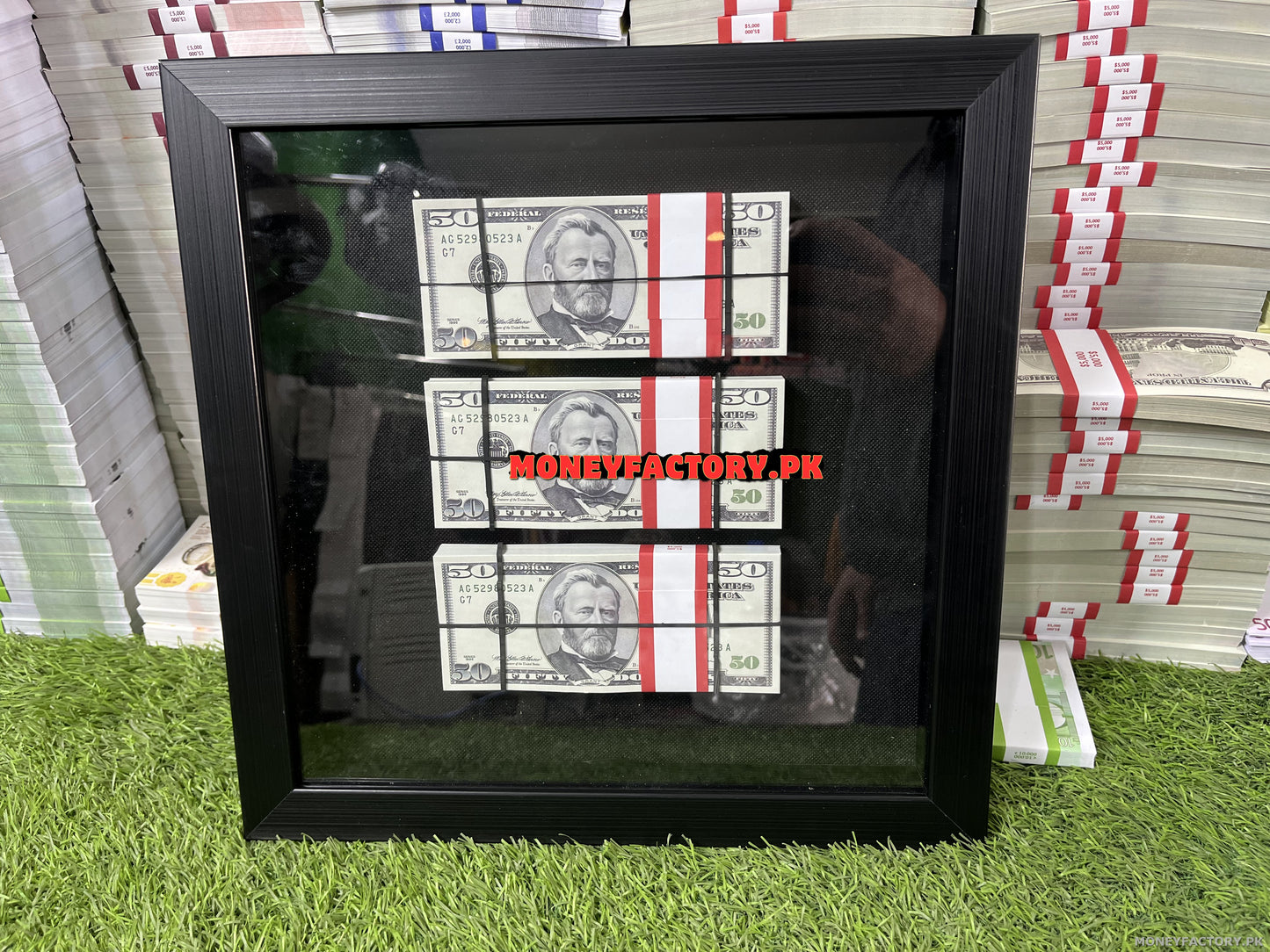 3 Stacks 50 Dollar Frame