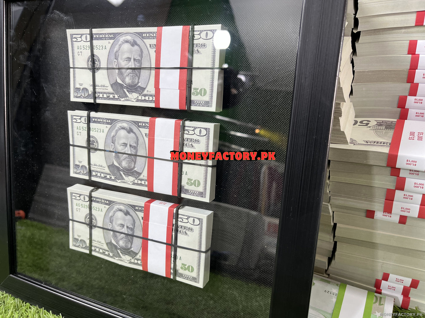 3 Stacks 50 Dollar Frame