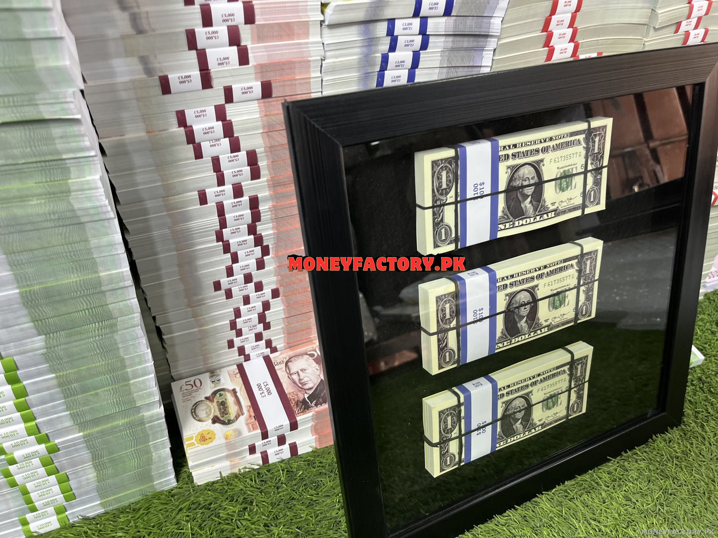 3 Stacks 1 Dollar Frame