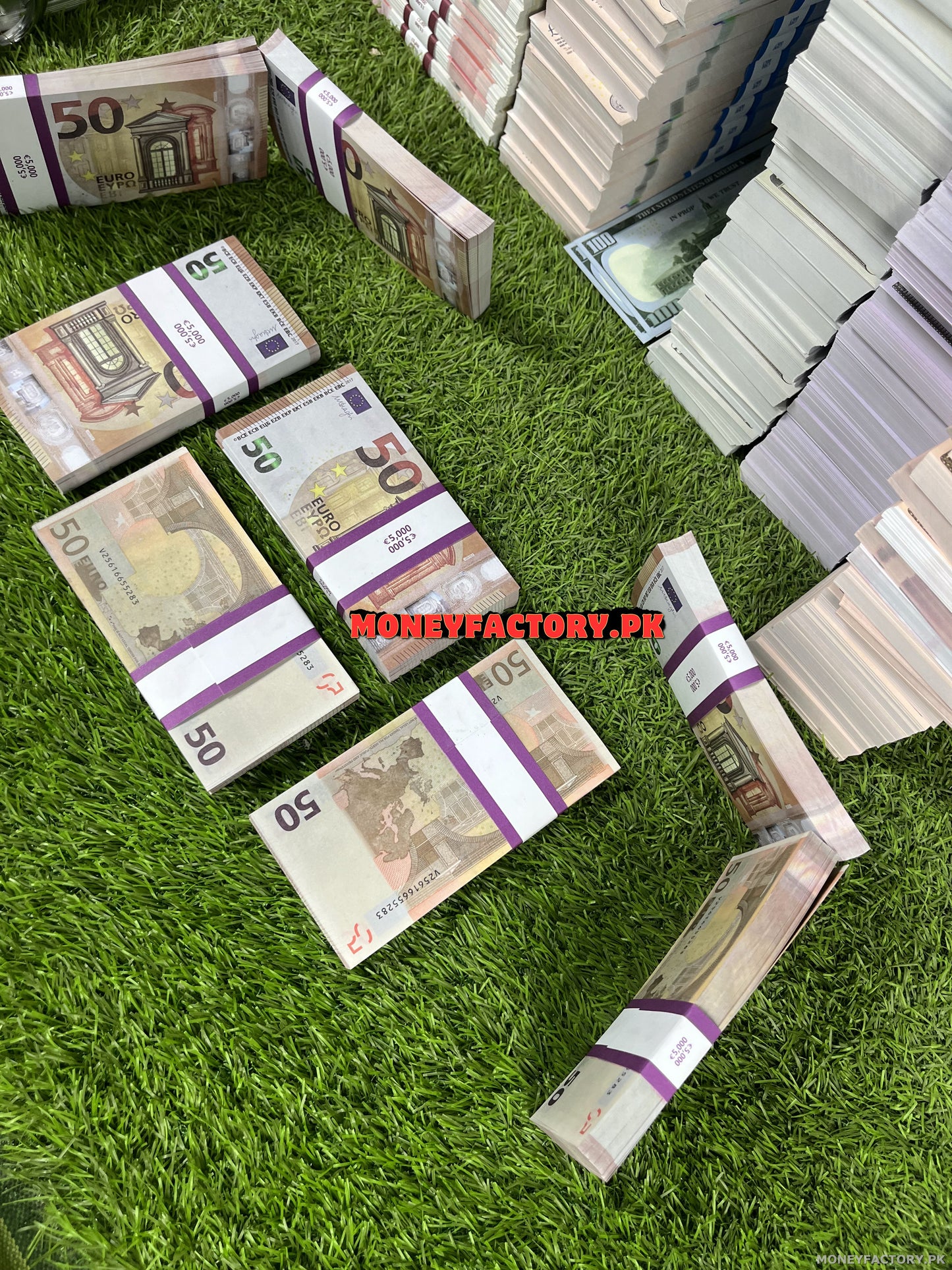 50 Euros Stack