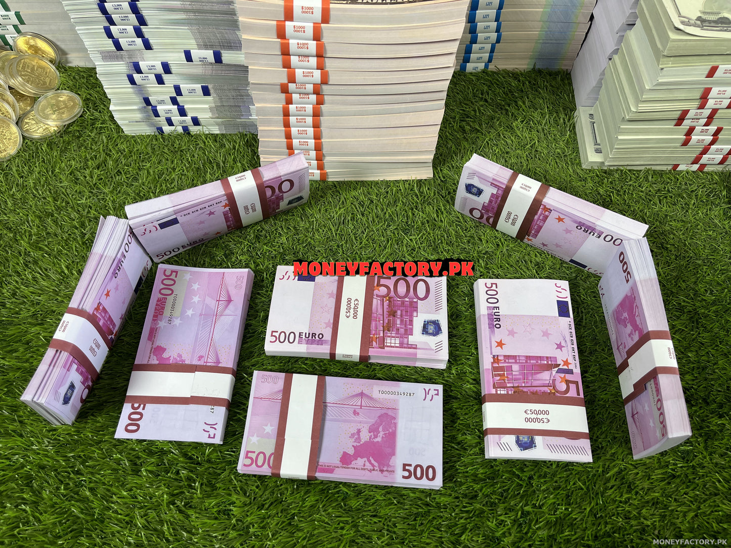 500 Euros Stack