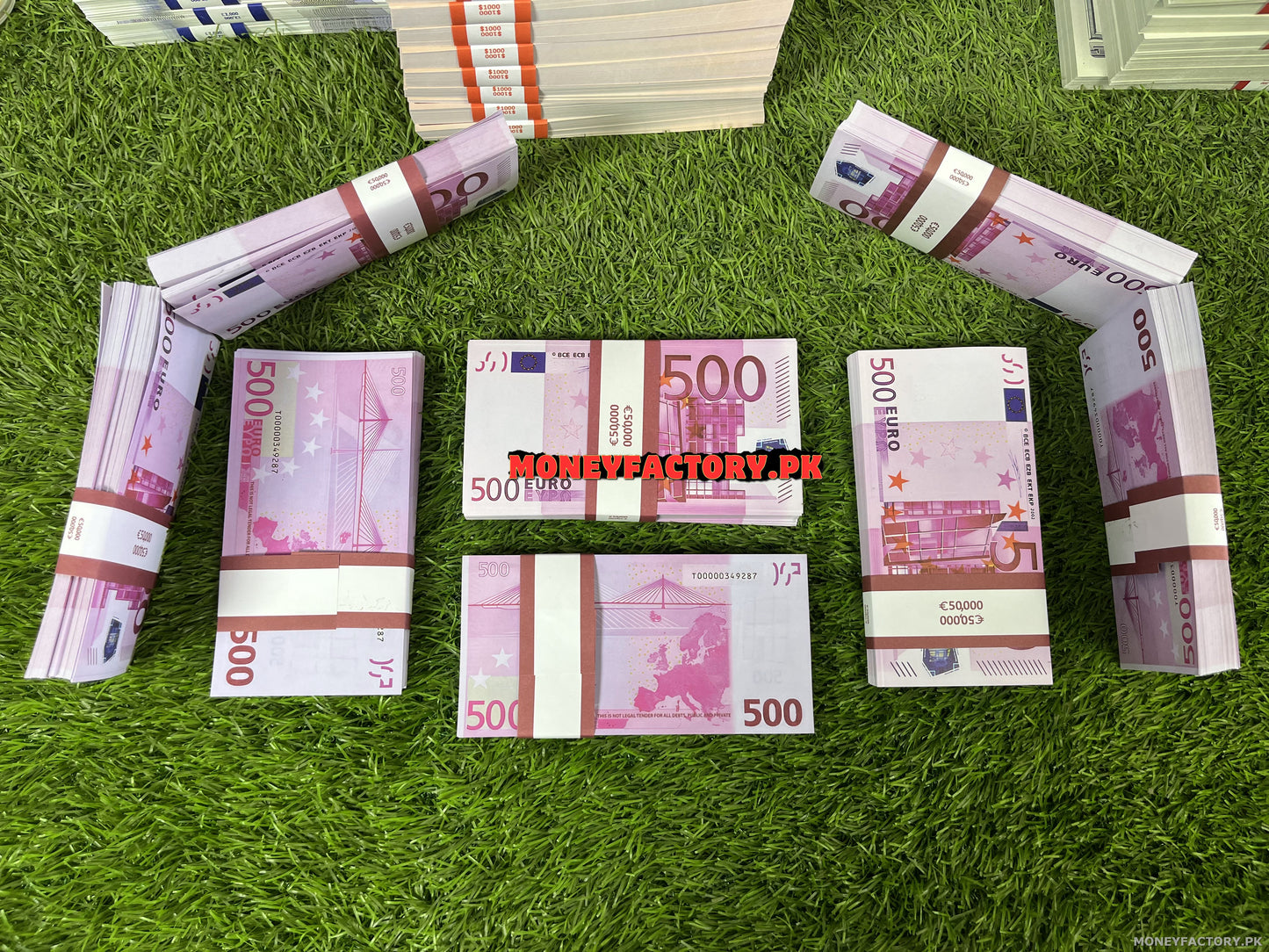 500 Euros Stack