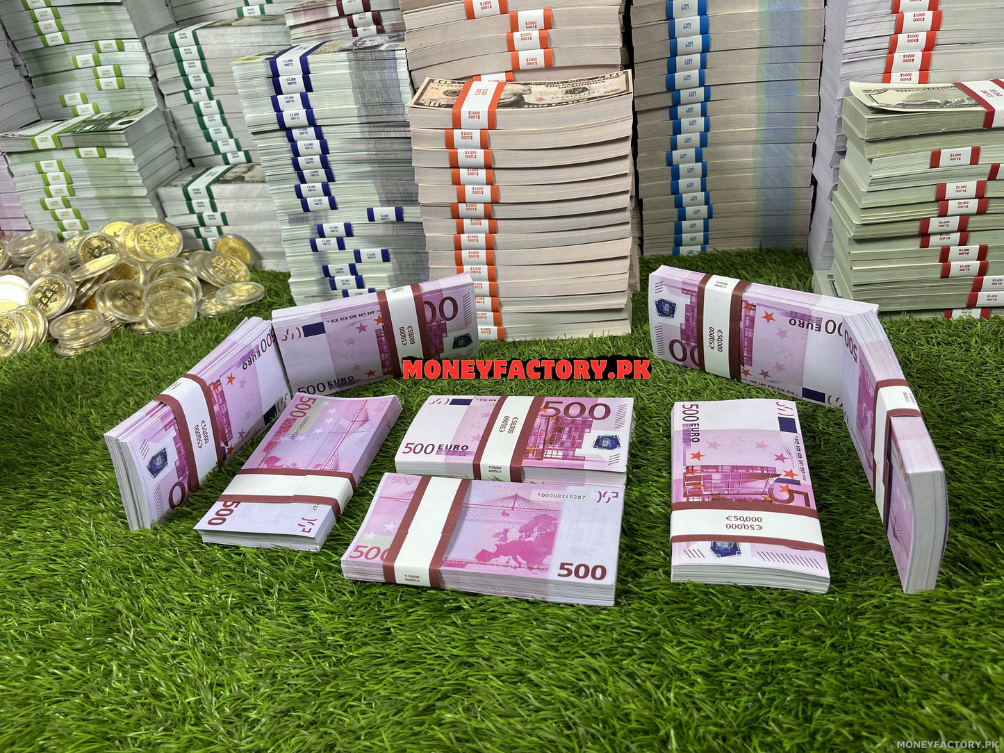 500 Euros Stack