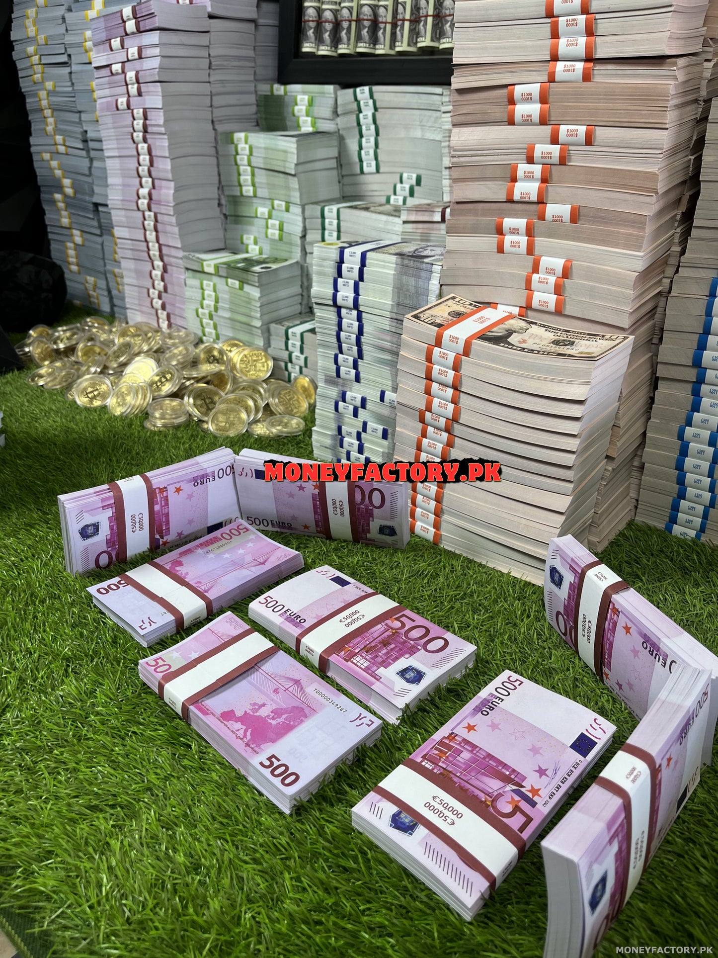 500 Euros Stack