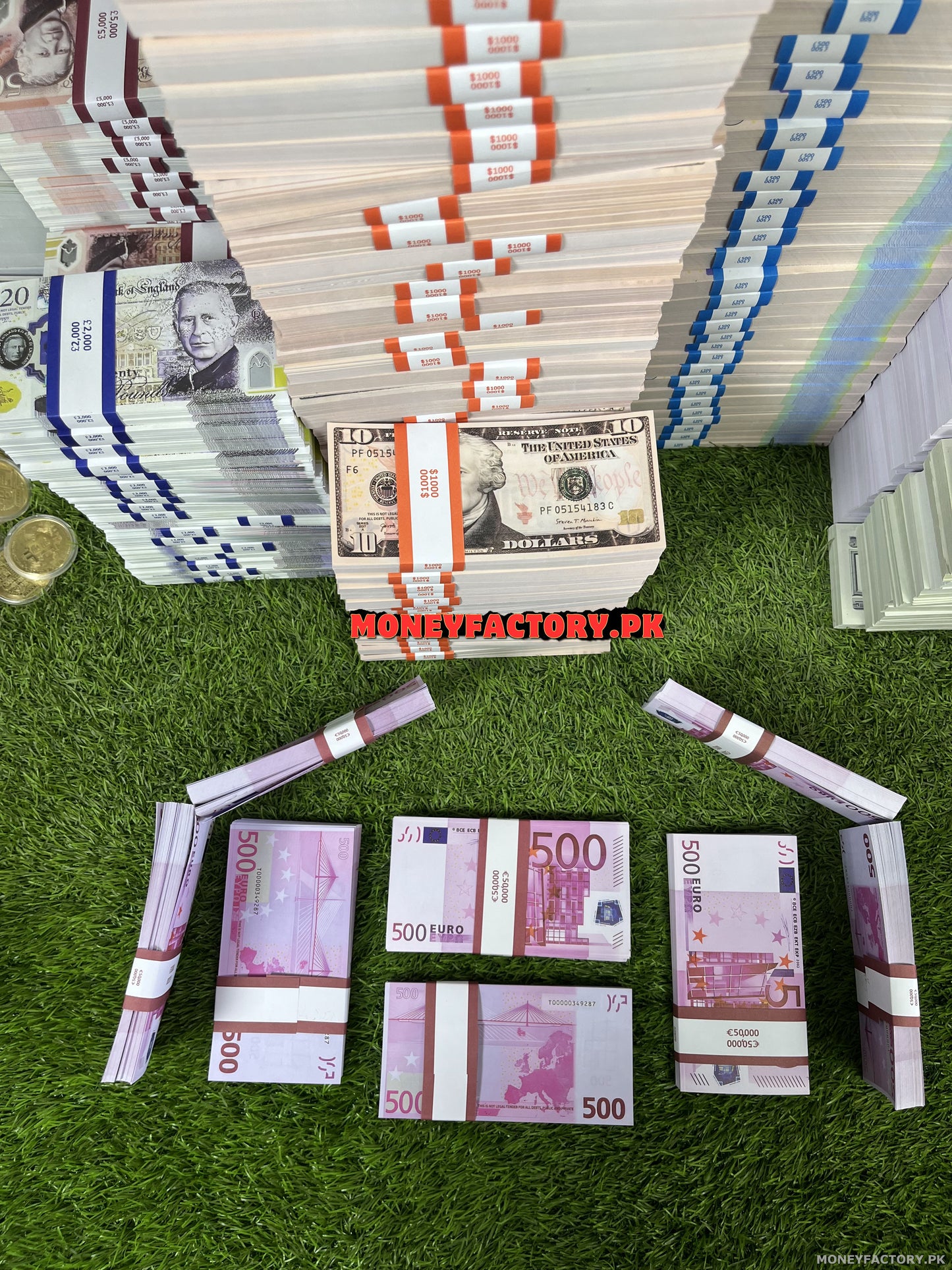 500 Euros Stack