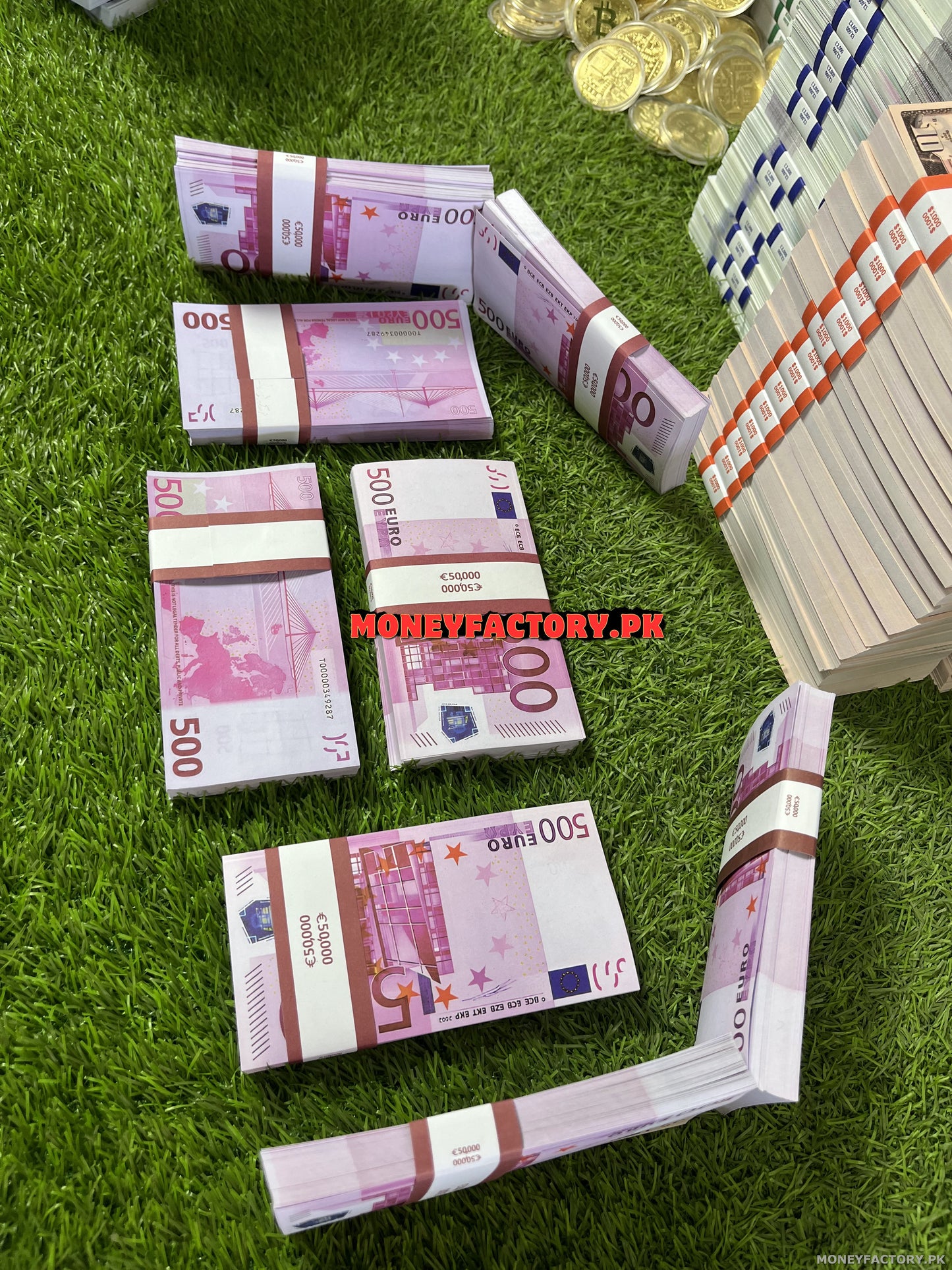 500 Euros Stack
