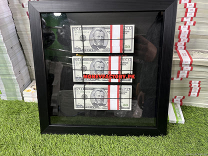 3 Stacks 50 Dollar Frame