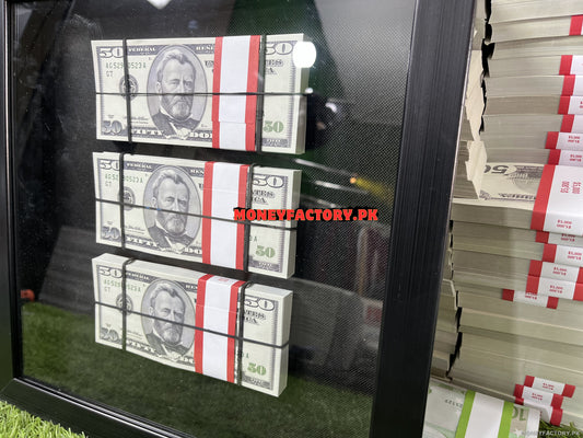 3 Stacks 50 Dollar Frame