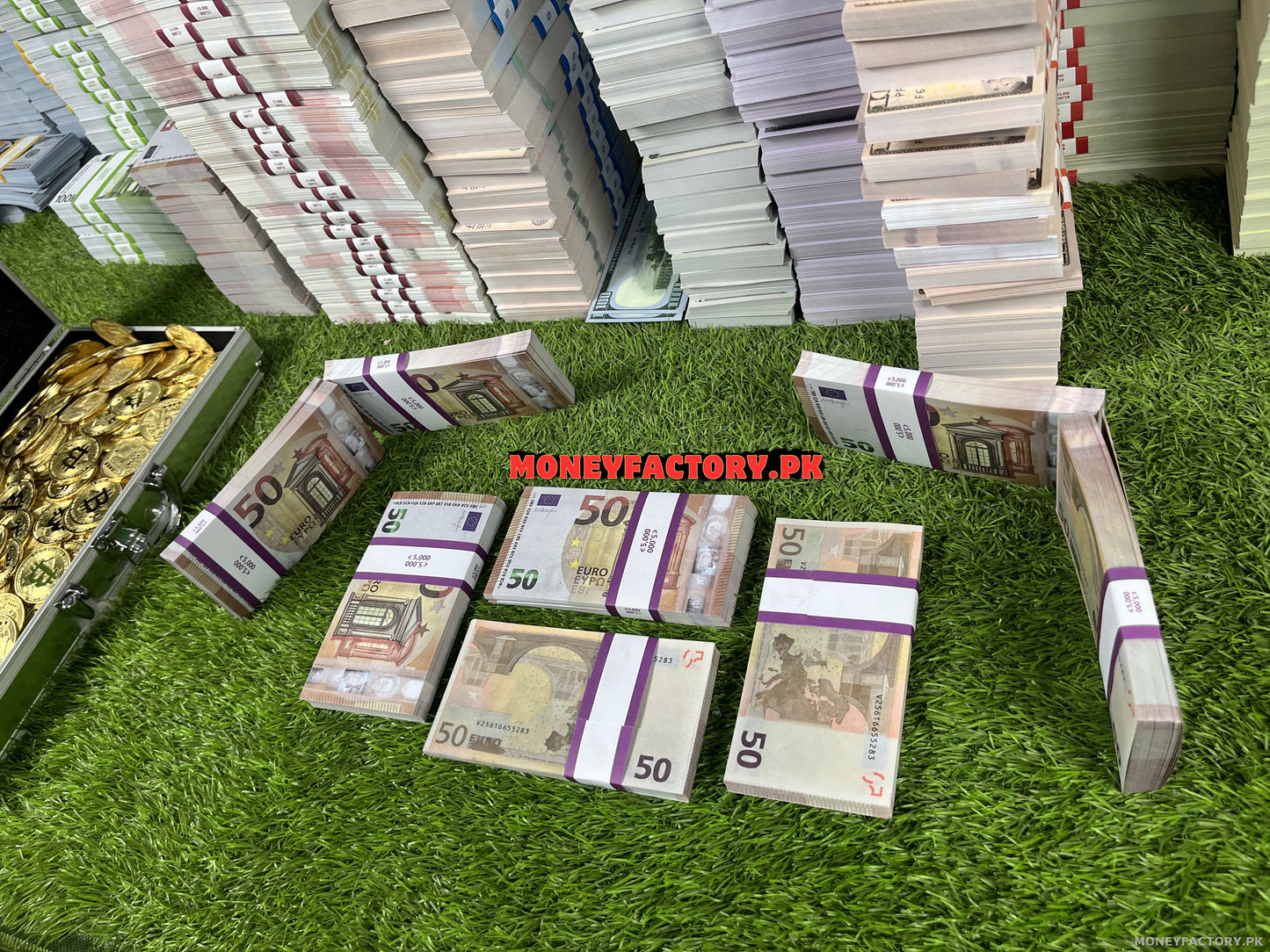 50 Euros Stack