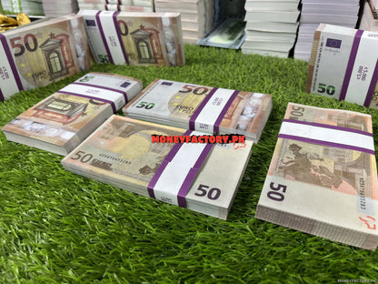50 Euros Stack