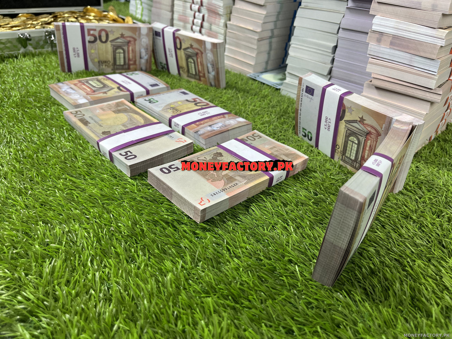50 Euros Stack